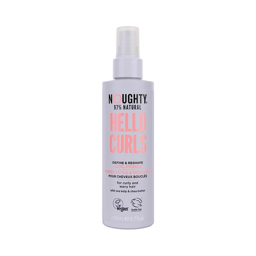Noughty Curl Define & Re-Shape Primer - 97% Natural, Vitamin-Rich Formula for Curly & Wavy Hair | 6.7 fl. oz
