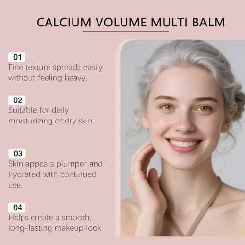 Calcium Multi Balm Stick - Korean Anti-Aging Under Eye Wrinkle Treatment, Face Firming Moisturizer for Eyes, Neck & Face