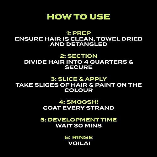 Bleach London Green Juice Semi-Permanent Hair Colour Cream - Pale Green, Vegan, Cruelty Free, Vibrant Temporary Dye 150 ml