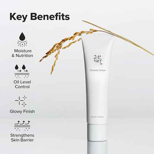 Beauty of Joseon Dynasty Cream Hydrating Face Moisturizer for Dry, Sensitive Skin, Korean Skincare for Men and Women 100ml, 3.38 fl.oz