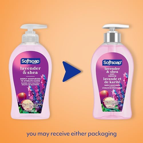 Softsoap Deeply Moisturizing Liquid Hand Soap, Shea Butter, Lavender, 11.25 Fl Oz