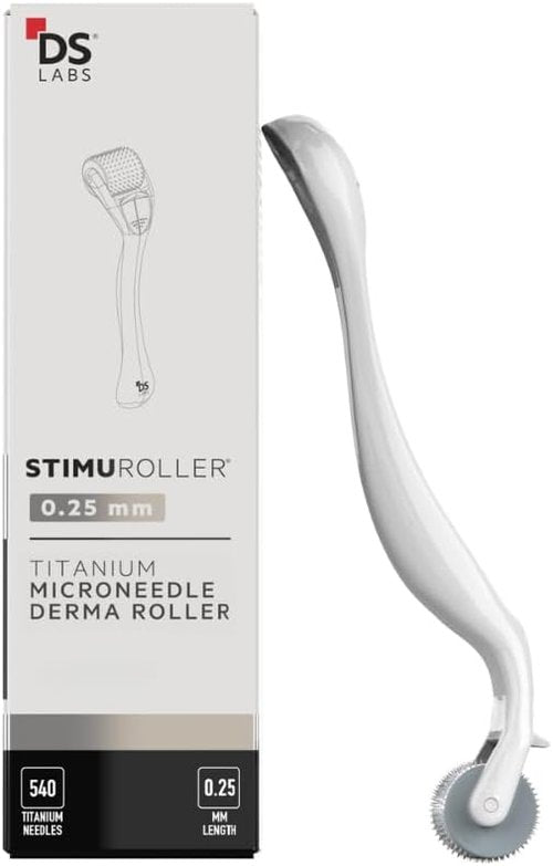 DS Labs StimuROLLER Scalp Roller - 0.25 mm Micro Needle for Scalp Care | Stainless Steel Precision Tool