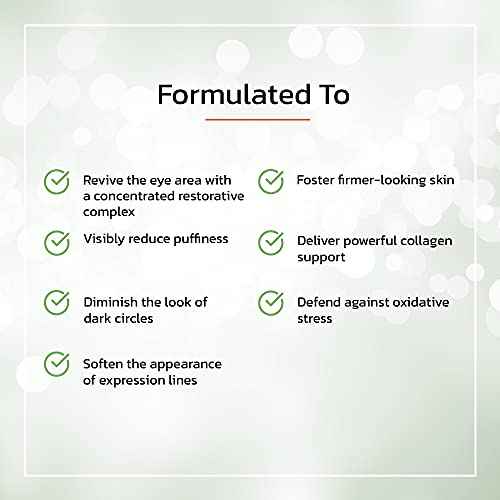 TruSkin Peptide Eye Gel ? Improve Look of Dark Circles & Lines for Brighter-Looking Eye Area ? Under Eye Care with Peptides, Plant Stem Cells, Hyaluronic Acid ? Wake Up Tired Eyes, 0.5 fl oz