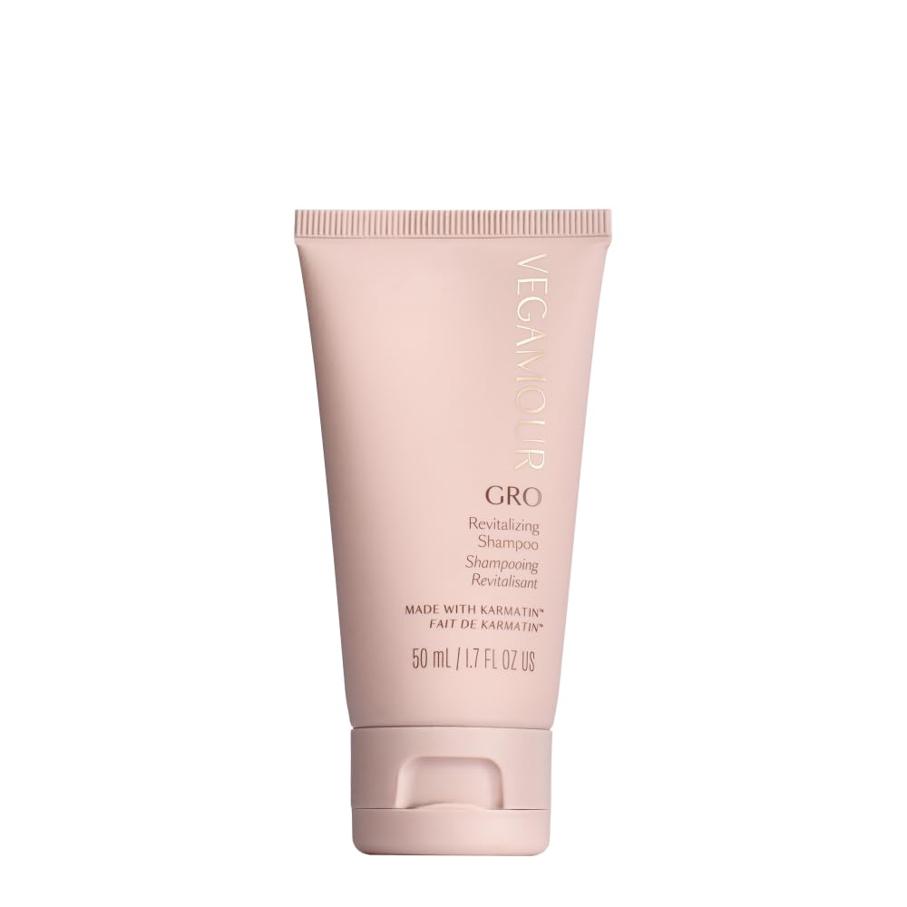 VEGAMOUR GRO Revitalizing Shampoo - Thicker, Fuller Hair Formula with Vegan Keratin | Sulfate-Free, Natural Citrus Scent