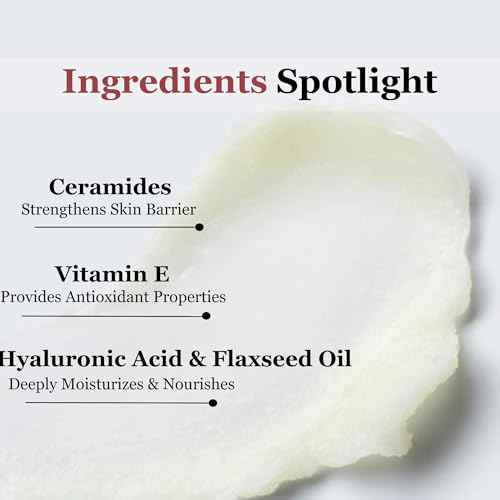 mivida Makeup Melting Cleansing Balm, Waterproof Makeup Remover with Ceramides, Vit E & Hyaluronic-Acid, Hydrating and Gentle Cleanser for Norished Skin, value Size 3.5 fl oz