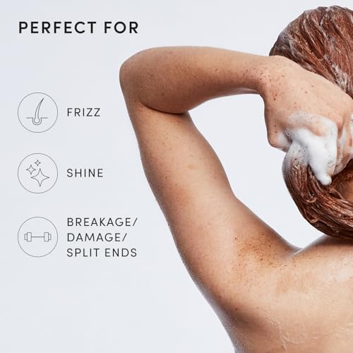 OUAI Fine Hair Shampoo - Biotin Thickening Shampoo for Flat, Thin Hair - Volumizing & Strengthening Keratin & Chia Seed Oil for Women & Men - Lightweight, Color-Safe, Sulfate Free, 10 Oz