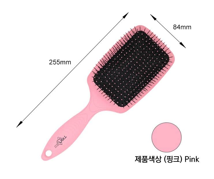 Skiennix Detangling Paddle Brush - Effortless Hair Care for All Hair Types | Sleek Design