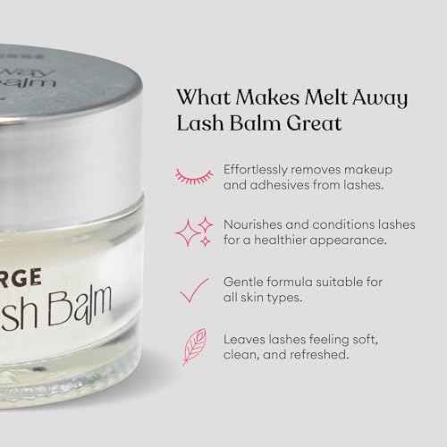 Silly George Melt Away Makeup & Lash Extension Remover - Removes All Eye Makeup (Including Mascara & Eyeliner) + Lash Extensions & Adhesives - Hydrating Moisturizer for Eyes & Lashes - 15 milliliters