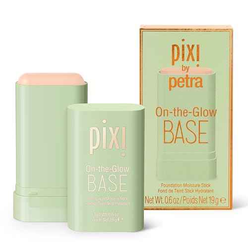 Pixi Beauty On-the-Glow Base| Tinted Moisturizer Foundation Stick | Cream: Fair/light, neutral shade| 0.6 oz / 19g