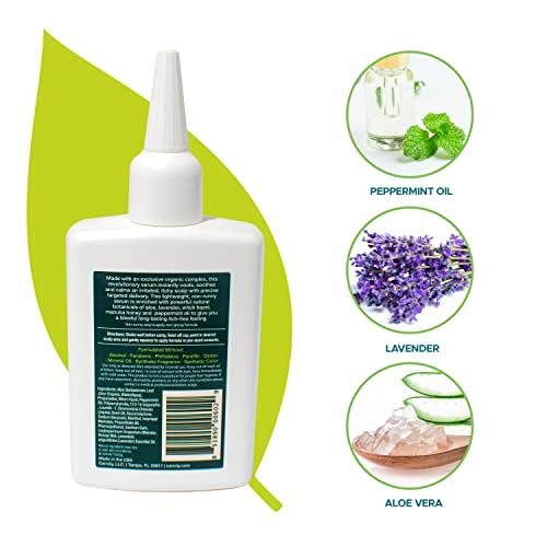 Canviiy ScalpBliss Itch-Calming Serum - Long-Lasting Moisturizer for Dry, Itchy Scalp | Enriched with Aloe Vera & Peppermint Oil