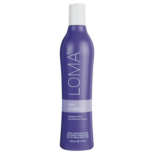 Loma Hair Care Violet Conditioner - Nourishing Lemon & Eucalyptus Formula | 12 Fl Oz