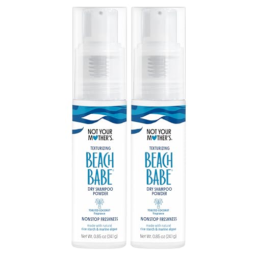 Not Your Mother's Beach Babe Texturizing Dry Shampoo Powder (2-Pack) - .85 oz Each - Instantly Absorbs Oil and Adds Soft, Touchable Texture for All Hair Types