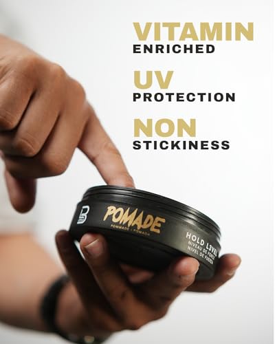 L3 Level 3 Pomade - Improves Hair Strength and Volume Long-Lasting Hold Infused with Keratin (Large Pomade)