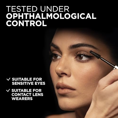 L’Oréal Paris Voluminous Panorama Mascara,Volumizing and Lengthening Mascara,Washable Longwear and Smudge Resistant Make Up,Black Brown,0.33 Fl Oz
