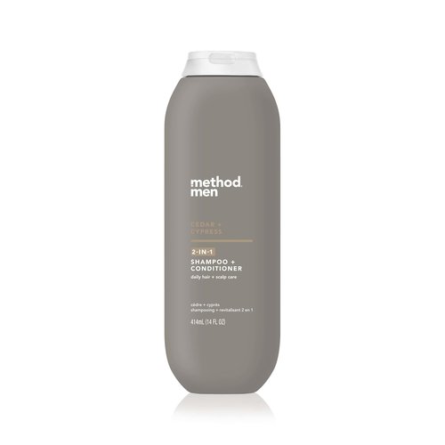 Method Men 2-in-1 Shampoo & Conditioner - Cedar + Cypress with Argan & Jojoba Oil - 14 oz
