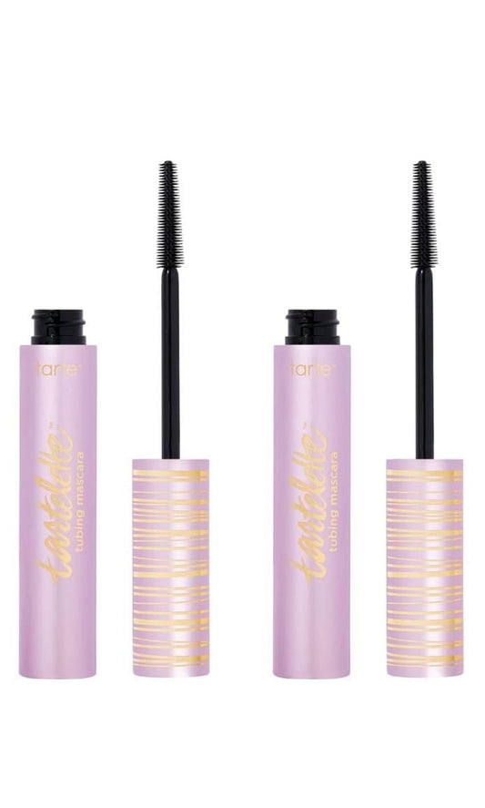 Tarte tartelette tubing mascara, (Black, 0.27 fl.oz -Pack of 2)