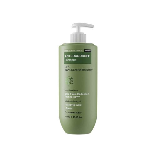 Bare Anatomy Expert Anti-Dandruff Shampoo - Up to 100% Dandruff Reduction | Oily Scalp Relief | 25.5 Ounce