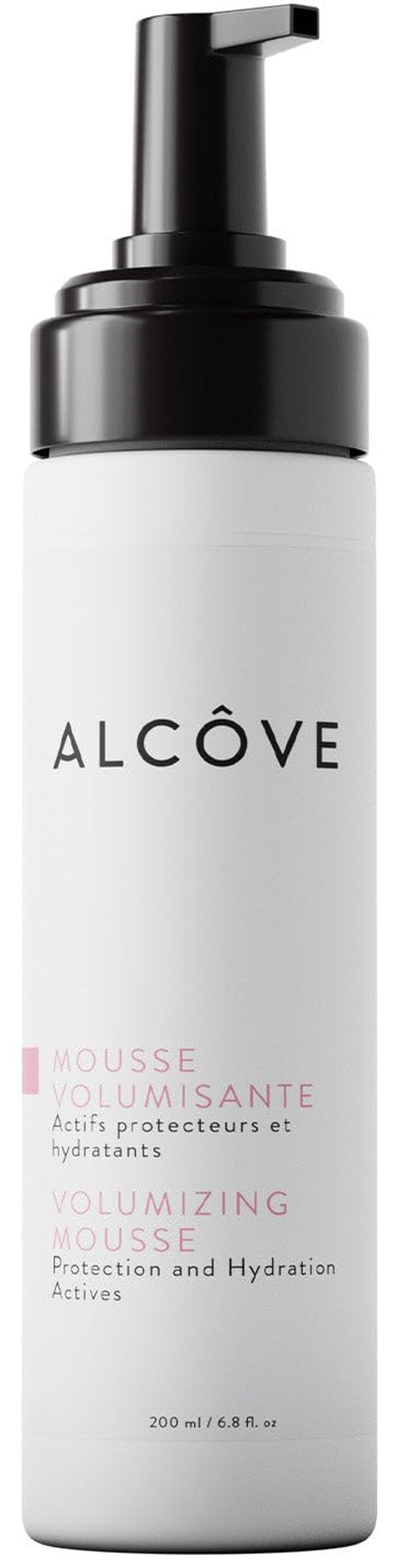 Alcôve Volumizing Mousse - Lightweight Medium Hold for Fine Hair - Anti-Frizz & Shine - 8.5 oz