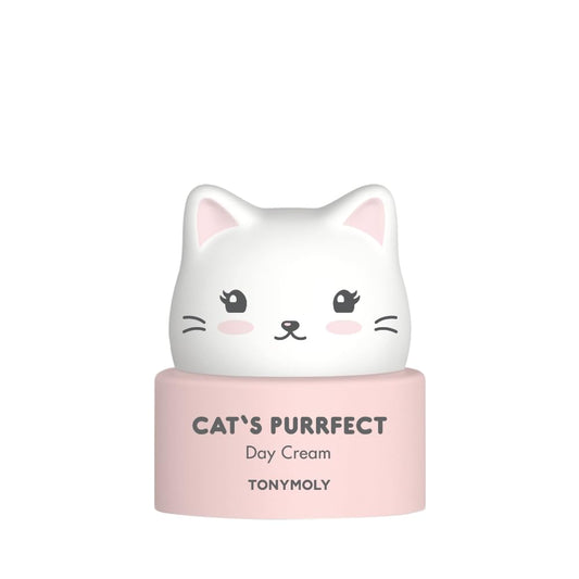 TONYMOLY Cat's Purrfect Face Day Cream - Lightweight, Moisturizing & Soothing Formula | 50g