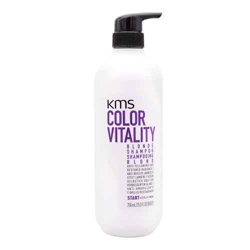 KMS COLORVITALITY Purple Shampoo - Blonde Illuminating Formula for Radiant Hair Care