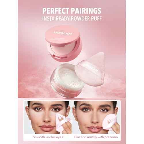 SHEGLAM Insta-Ready Face Powder Loose Under Eye Setting Powder-Bubblegum