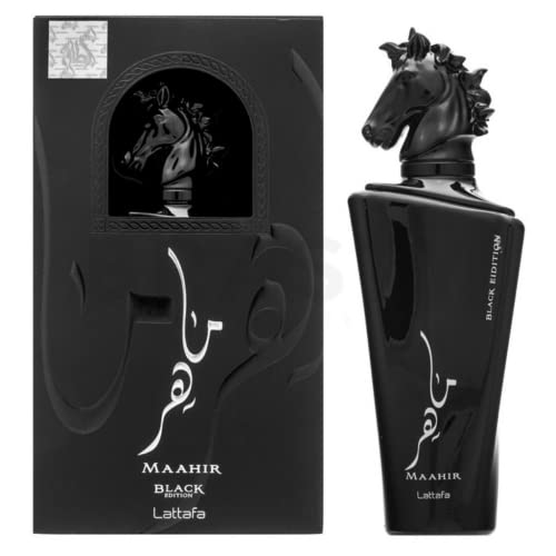 Lattafa Perfumes Xtra Value Pack - Maahir & Maahir Black Edition EDP - Eau de Parfum 100ML (3.4 oz) I