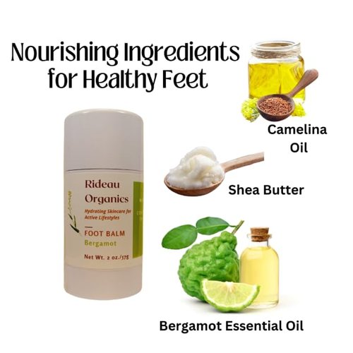 Rideau Organics Bergamot Foot Stick, 2 oz
