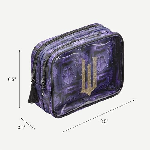 Wicked Purple Double Zip Organizer - Toiletry Bag - Makeup Bag - Travel Makeup Bag - travel essentials - Makeup Organizer - Gifts for her - Conair