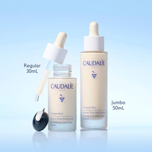 Caudalie Vinoperfect Brightening Dark Spot Serum Vitamin C Alternative - Jumbo Size 62x More Effective than Vitamin C with Viniferine for a Visibly Brighter Even Complexion, 50 mL