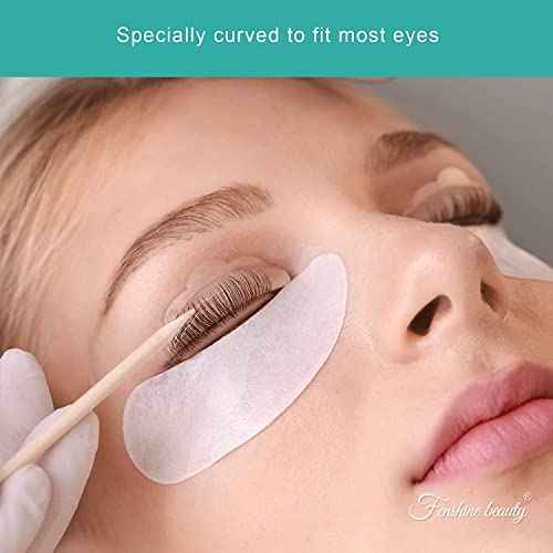 fenshine 200 Pairs Eyelash Extension Eye Pads Lint Free Hydrogel Eye Patches Professional Under Eye Gel Pads for Lash Extensions Supplies