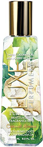 Luxe Perfumery Pura Vida Coconut Mimosa Moisturizing Fragrance Mist, 8 Fl Oz