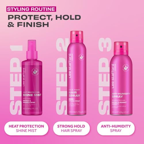 Lee Stafford Anti-Humidity Spray | Hair Dehumidifier to Combat Frizz and Static, 200ml