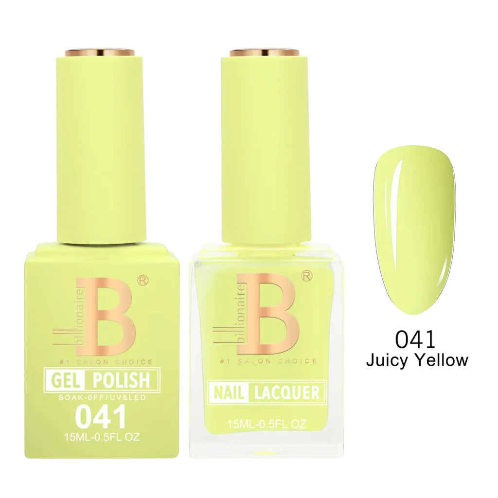 Matching Gel & Lacquer Nail Polish Duo Set - Multiple Colors