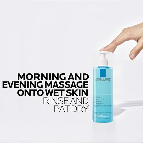 La Roche-Posay Toleriane Purifying Foaming Facial Cleanser, Oil Free Face Wash for Women & Men with Niacinamide + Ceramides, Pore Cleanser Safe For Sensitive Skin, Won’t Dry Out Skin, Soap Free, 400ml