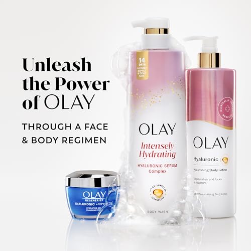 Olay Cleansing & Firming Body Wash for Women with Vitamin B3 and Collagen, Younger & Healthier Looking Skin, Fast Absorbing Formula, 26 fl oz