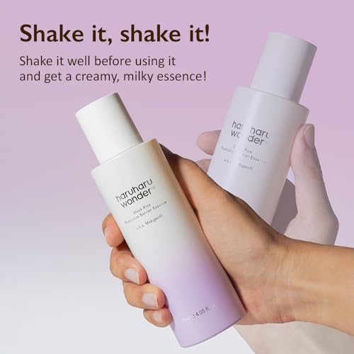 haruharu Wonder Black Rice Probiotics Barrier Essence 1.01 fl. oz., Travel Size Essence Toner to Strengthen Skin Barrier with Ceramides, Fermented Ingredients, Soothing, Moisturizing, Plumping