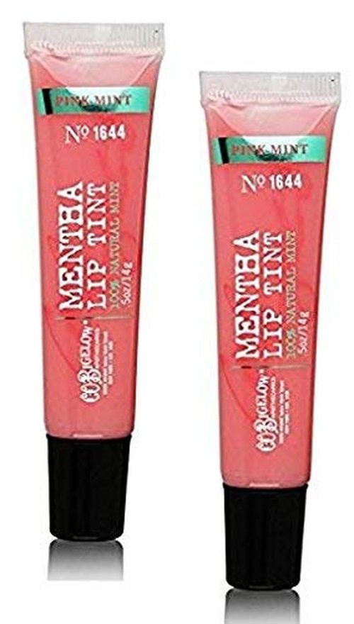 C.O. Bigelow Pink Mint Mentha Lip Tint - Hydrating & Refreshing 0.5 Oz Lip Balm