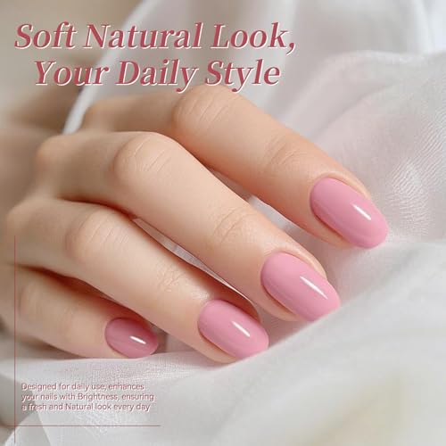 Born Pretty Nude Gel Nail Polish 6 Colors,Brown Beige Khaki Skin Tone Gel Polish Roasted Chestnuts Chocolate Burgundy Red Gel Polish Kit for Salon Manicure and Nail Art DIY at Home