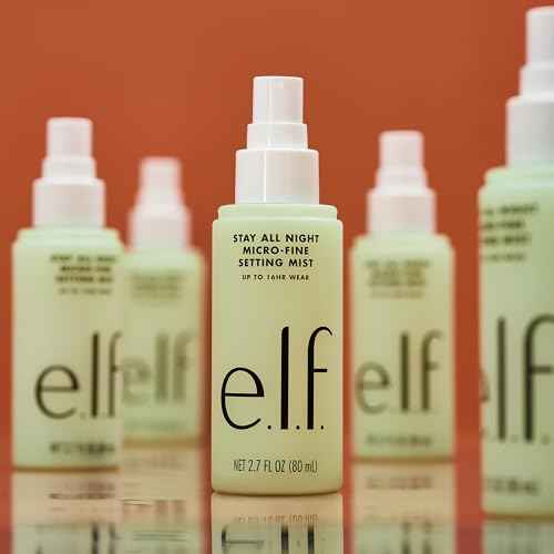 e.l.f. Stay All Night Micro-Fine Setting Mist, Hydrating & Refreshing Makeup Setting Spray For 16HR Wear-time, Vegan & Cruelty-Free, 2.7 Fl Oz