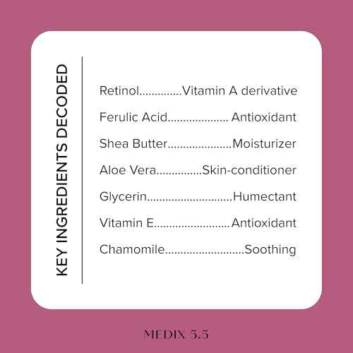 Medix 5.5 Retinol Body Lotion Firming Moisturizer | Crepey Skincare Treatment | Retinol Body Cream | Anti Aging Firming Cream For Women Targets Look Of Crepe Skin, Wrinkles, & Sagging Skin, 15 Fl Oz