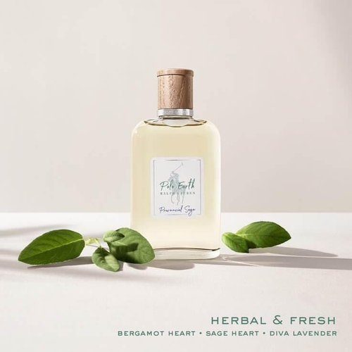 Ralph Lauren Fragrances Polo Earth - Provencial Sage Eau de Toilette - Citrus & Woody Scent with Bergamot, Sage & Lavender Notes