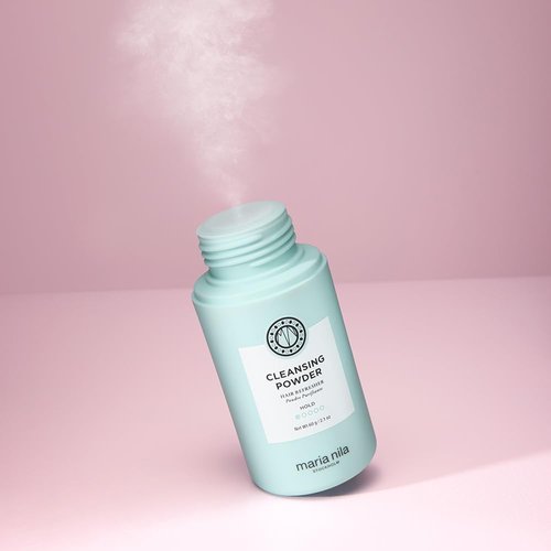 Maria Nila Cleansing Powder, Dry Shampoo Powder, Refreshes Hair & Scalp, Absorbs fats, oils & product residue, 100% Vegan & Sulfate/Paraben free, 2.1 Oz