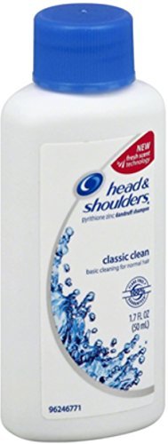 Head & Shoulders Classic Clean Dandruff Shampoo 1.70 oz (Pack of 2)