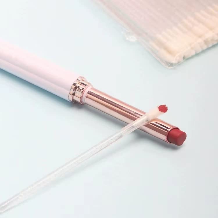YSAFAI 300 Pieces Lip Brush Disposable Lip Gloss Wands Lipstick Applicator