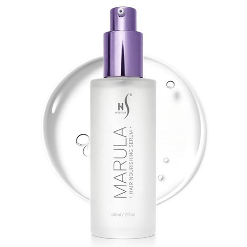 HerStyler Marula Oil Hair Serum - Anti-Frizz Solution for Dry, Damaged Hair - Boosts Shine & Smoothness - 2 Fl Oz