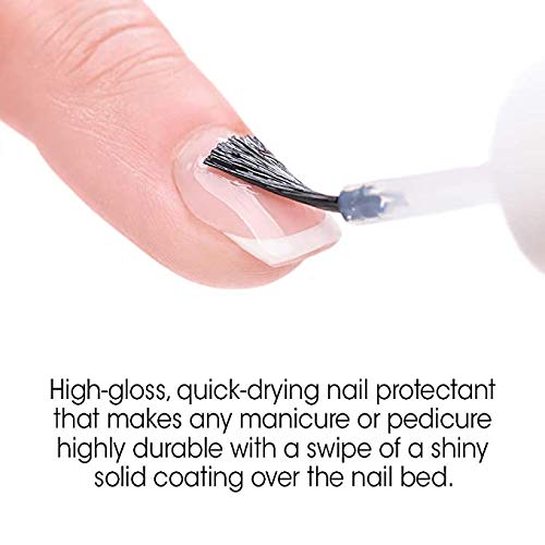 Gena Healthy Hoof Nail Lacquer – Hard as Hoofs Nails Strengthener, High-Gloss Top Coat 0.5 oz, 2 Pack