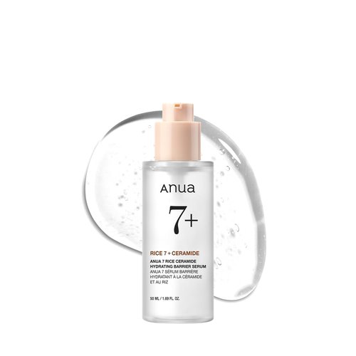 Anua Rice Ceramide 7 Hydrating Barrier Serum - Moisturizing & Lightweight for Sensitive Skin | 1.69 fl oz