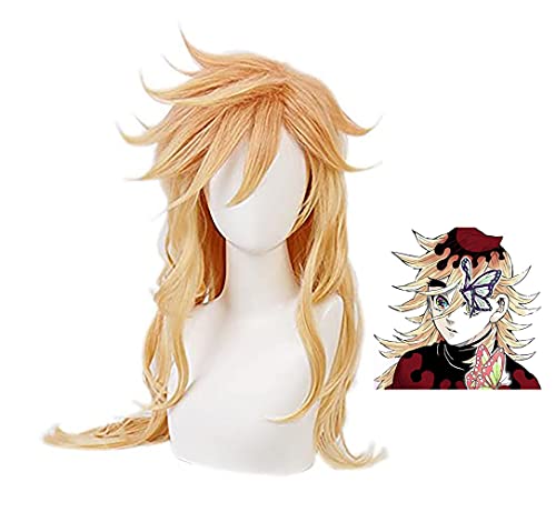 Aadesso Anime Demon鬼滅 Kimetsu No Douma Cosplay Men Women Heat Resistant Synthetic Hair s Halloween