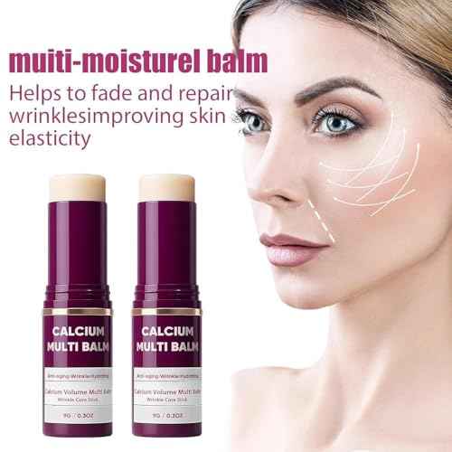 Vingtank 2-Pack Calcium Multi Balm, Calcium Volume Multi Balm, Calcium Multi Balms Stick for ?Face & Neck, Anti-Wrinkle? Hydrating, On-The-Glow Skincare?