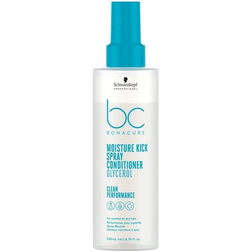 Schwarzkopf BC Bonacure Moisture Kick Spray Conditioner - Hydrating Glycerol Formula | 200ML